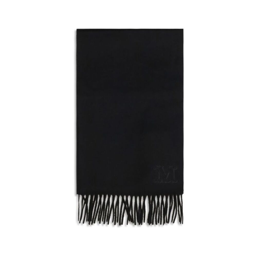 Max Mara Black Cashmere Women's Scarf